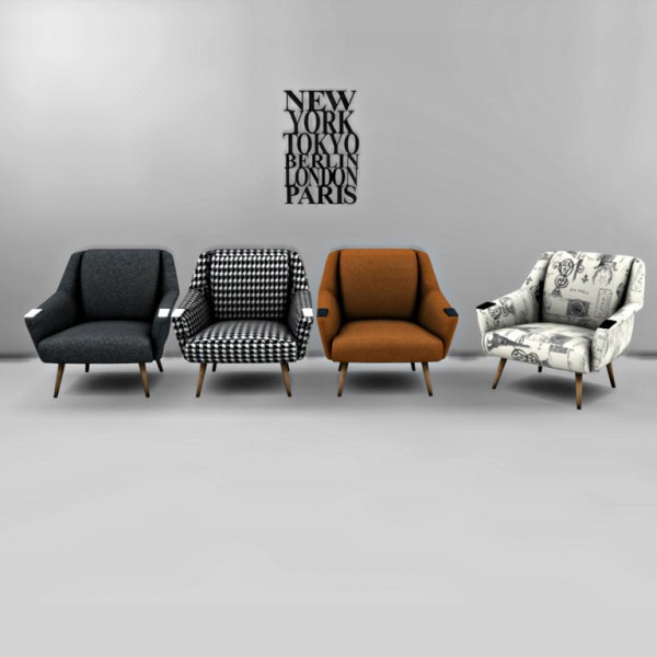  Leo 4 Sims: Odense Armchair
