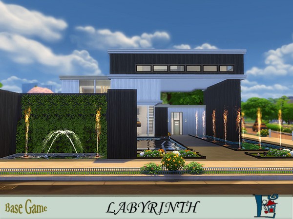  The Sims Resource: Labyrinth house by evi