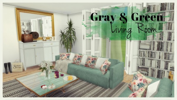  Dinha Gamer: Gray & Green Livingroom