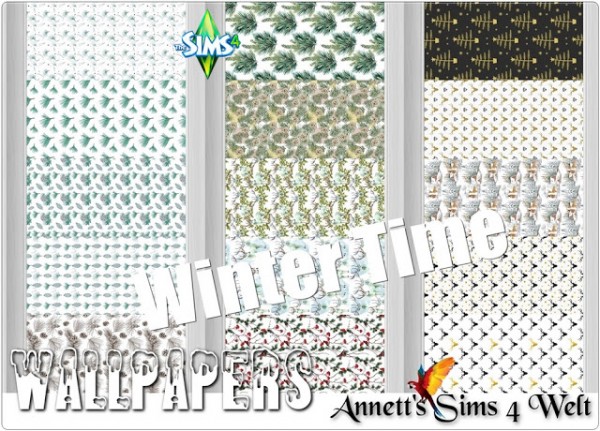 Annett`s Sims 4 Welt: Wallpapers Winter Time