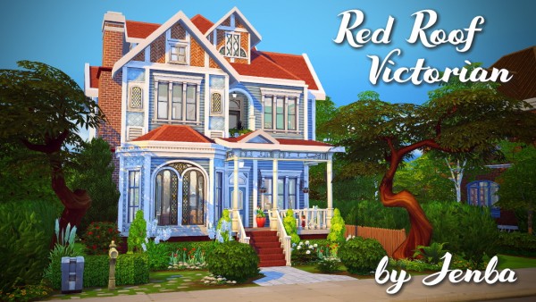  Jenba Sims: Red Roof Victorian house