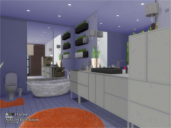  The Sims Resource: Avalon Bathroom by ArtVitalex