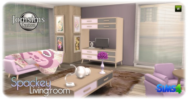  Jom Sims Creations: New Spackey livingroom
