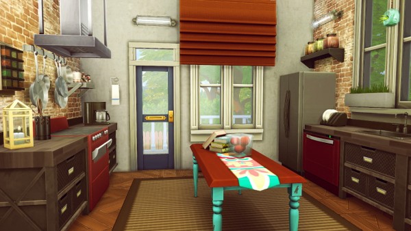  Jenba Sims: Red Roof Victorian house