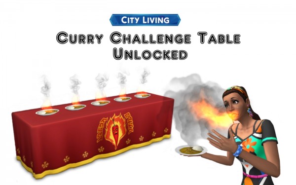  Mod The Sims: Curry Challenge Table by VentusMatt
