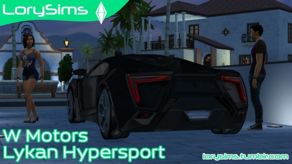  Lory Sims: W Motors Lykan Hyper Sport