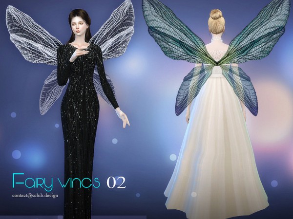  The Sims Resource: Fairy wings 02 by S Club