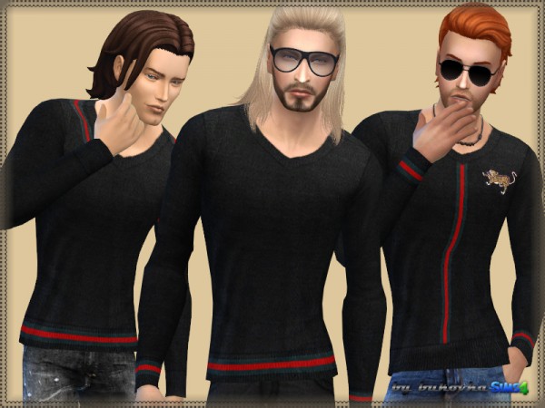  The Sims Resource: Sweater for him by bukovka