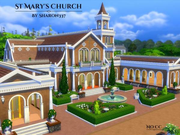  The Sims Resource: St Marys Church by Sharon337