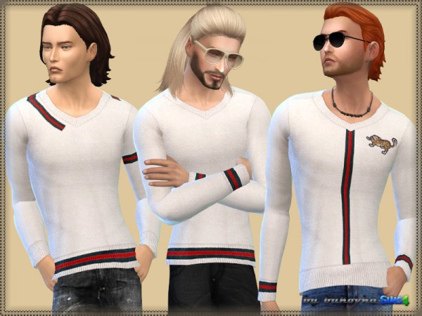 The Sims Resource: Sweater for him by bukovka • Sims 4 Downloads