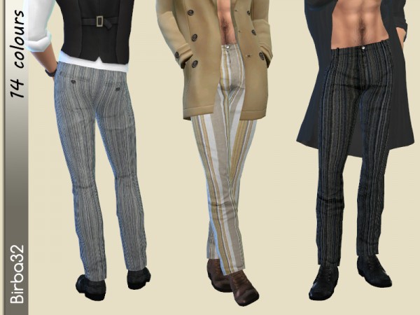  The Sims Resource: Classic Trousers Man by Birba32