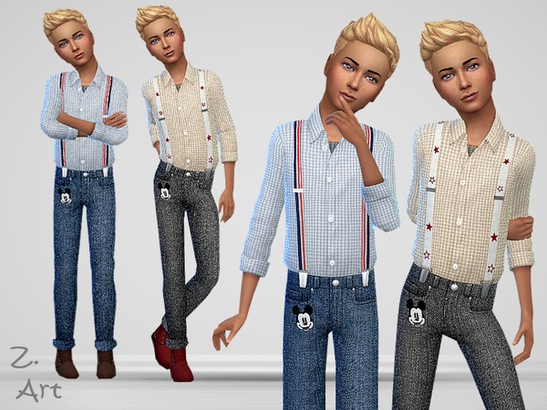  The Sims Resource: BoyZ outfit by Zuckerschnute20