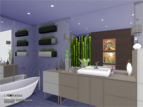 The Sims Resource: Avalon Bathroom by ArtVitalex