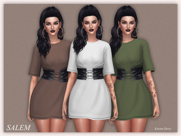  The Sims Resource: Katrina dress by SalemC