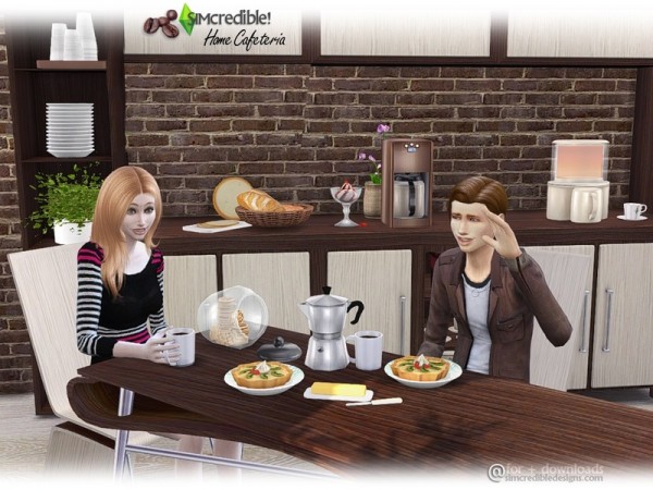  The Sims Resource: Home Cafeteria by SImcredible