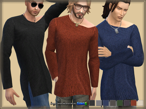  The Sims Resource: Sweater Loose sweater by bukovka
