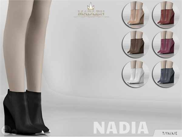  The Sims Resource: Madlen Nadia Boots by MJ95