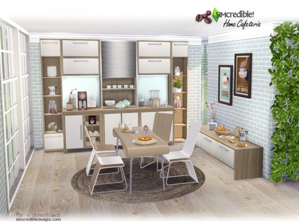  The Sims Resource: Home Cafeteria by SImcredible