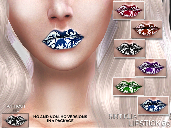  The Sims Resource: Sintiklia   Lipstick 69