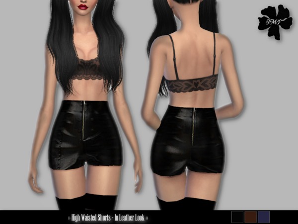  The Sims Resource: High Waisted Shorts by Izzie Mc Fire