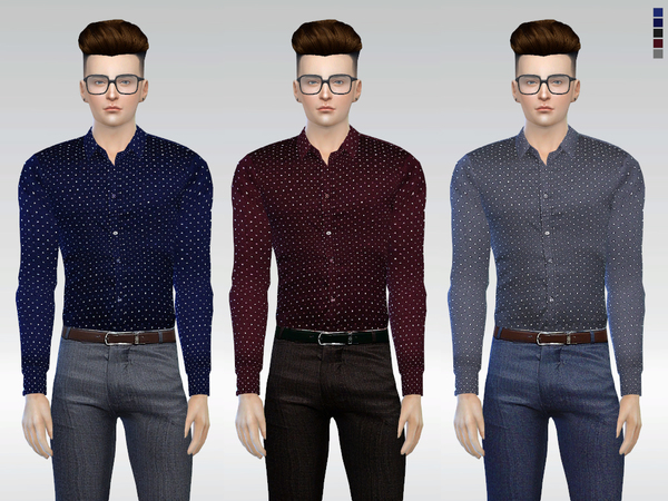  The Sims Resource: London Formal Shirt by McLayneSims
