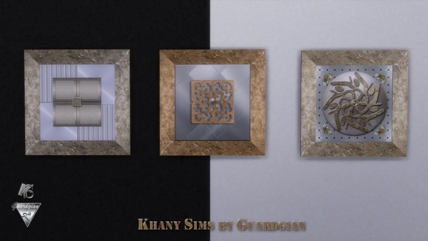  Khany Sims: METALLIQUES paintings by Guardgian