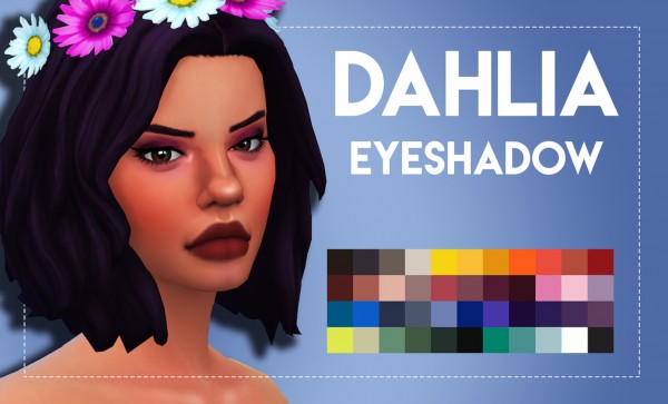  Simsworkshop: Dahlia Eyeshadow by Weepingsimmer