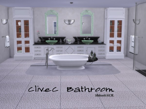  The Sims Resource: Bathroom CliveC Contemporary by Shino KCR
