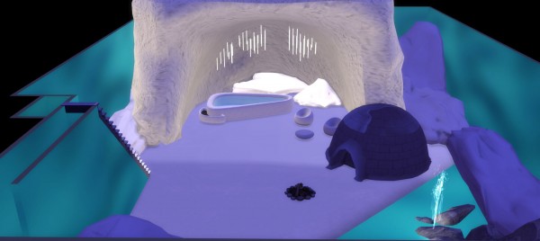  Mod The Sims: Winters Dream Park and Ice Cave by Snowhaze