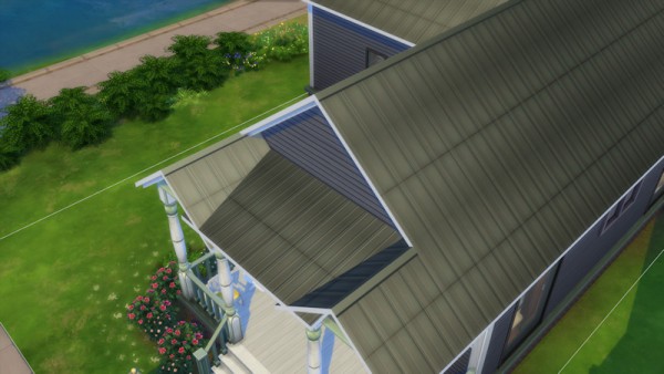  La Luna Rossa Sims: Metal Slates Roof