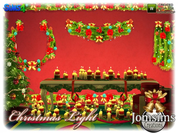  The Sims Resource: Christmas light set by jomsims