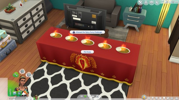  Mod The Sims: Curry Challenge Table by VentusMatt