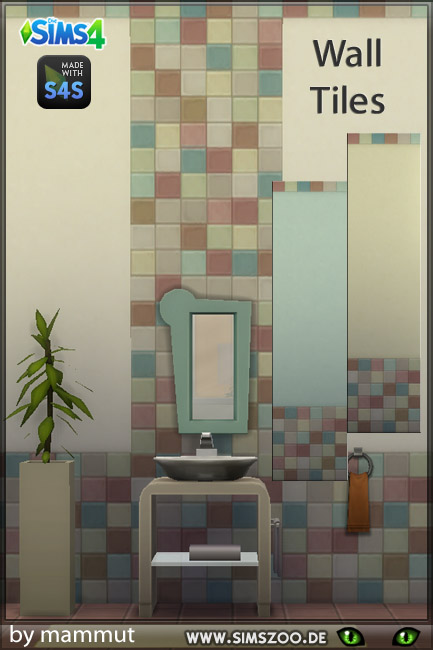  Blackys Sims 4 Zoo: Tiles walls