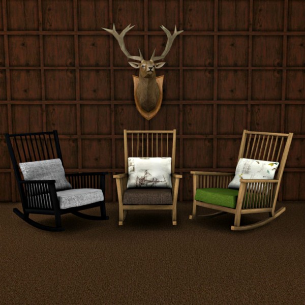  Leo 4 Sims: Gervasoni chair