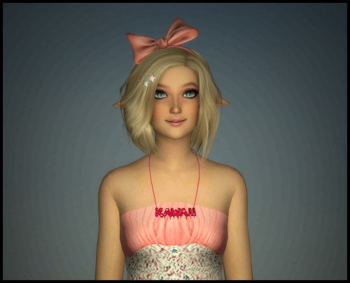  Darkiie Sims 4: Kawaii necklace