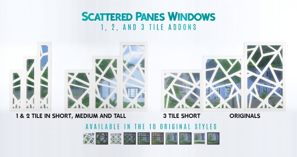  Simsational designs: City Living Window and Door Addons