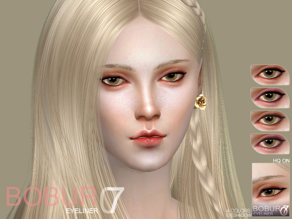  The Sims Resource: Eyeliner 07 by Bobur