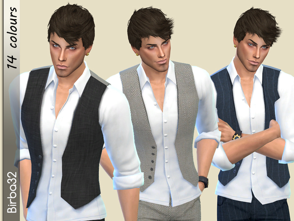  The Sims Resource: Classic Vest by Birba32