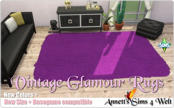  Annett`s Sims 4 Welt: Vintage Glamour Rugs