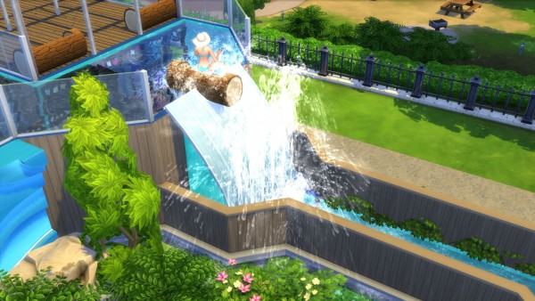  Mod The Sims: Log Falls Park by Snowhaze