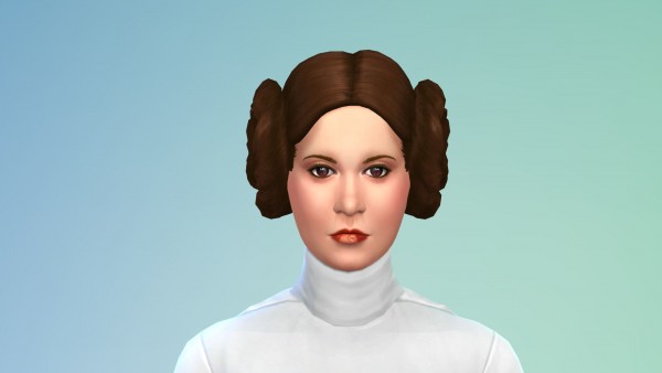  Mod The Sims: Carrie Fisher as Princess Leia Organa by Snowhaze