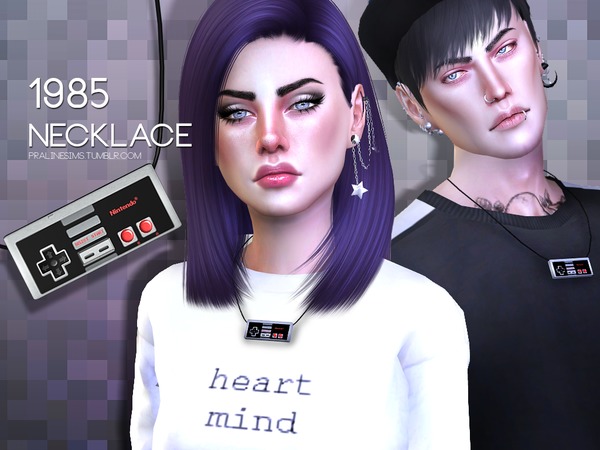  The Sims Resource: 1985 Necklace by Pralinesims