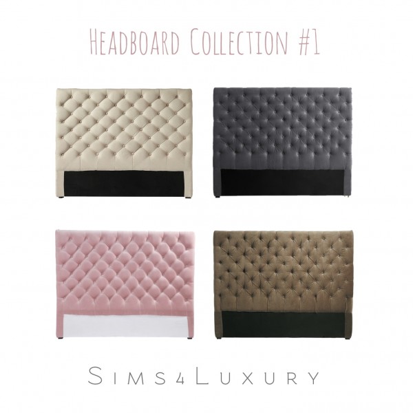  Sims4Luxury: Headboard Collection 1