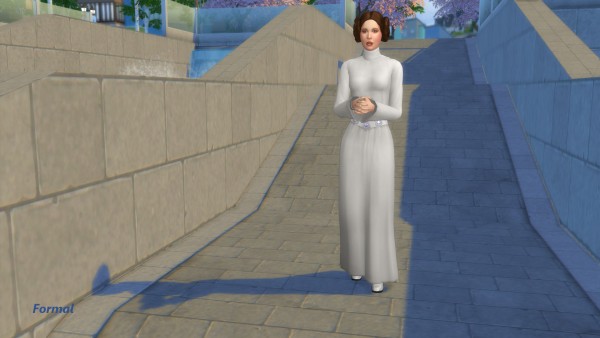  Mod The Sims: Carrie Fisher as Princess Leia Organa by Snowhaze
