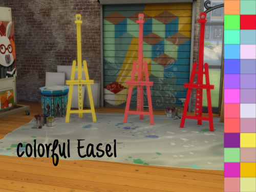  Chillis Sims: Colorful Easel