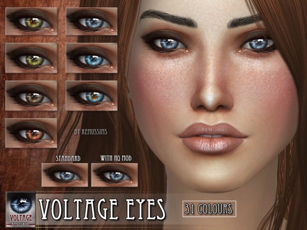  The Sims Resource: Voltage Eyes by Remus Sirion