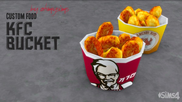 Mod The Sims: KFC Bucket by ohmysims
