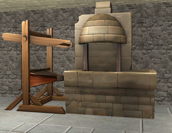  History Lovers Sims Blog: Blacksmiths Forge and Bellows