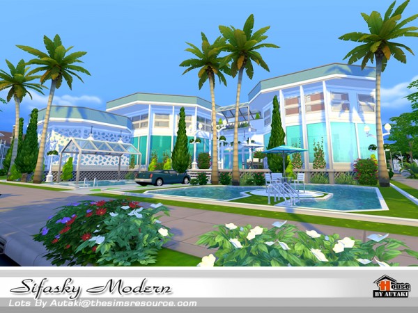  The Sims Resource: Sifasky Modern house by Autaki