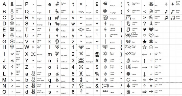  Mod The Sims: Needlework Simlish Fonts by Franzilla